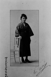 日本女子大学２年次の時（1922年）