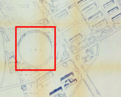 屋内体育館構想位置拡大